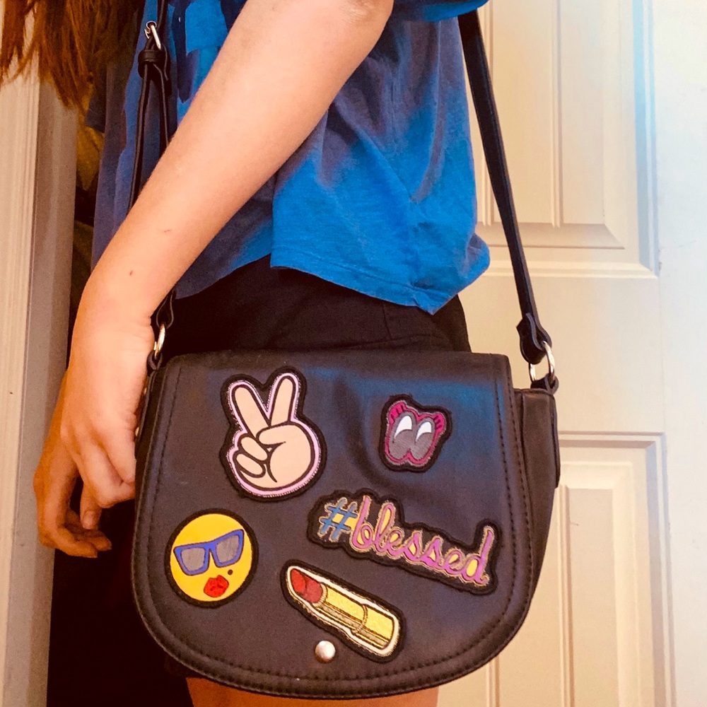 Arizona Jean company! Black bag with patches